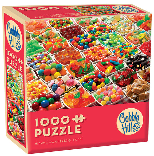 Sugar Overload 1000 Piece Modular Jigsaw Puzzle by Cobble Hill - 1