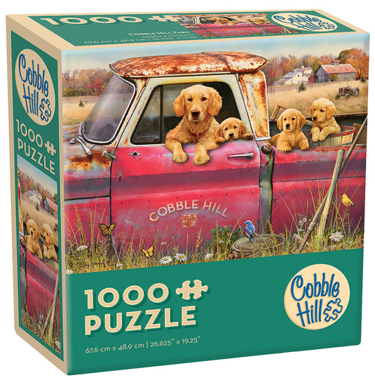Cobble Hill Farm 1000 Piece Modular Jigsaw Puzzle by Cobble Hill - 1