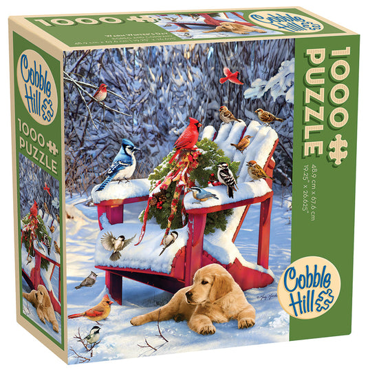 Warm Winter's Day 1000 Piece Modular Jigsaw Puzzle by Cobble Hill - 1