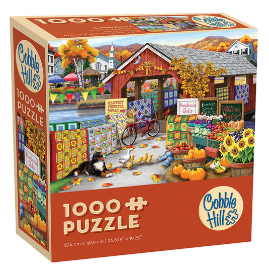 Harvest Festival 1000 Piece Modular Jigsaw Puzzle by Cobble Hill - 1