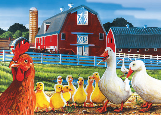 Dwight's Ducks 35 Piece Tray Jigsaw Puzzle by Cobble Hill - 1