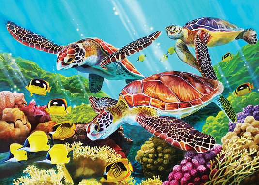 Molokini Sea 35 Piece Tray Jigsaw Puzzle by Cobble Hill - 1