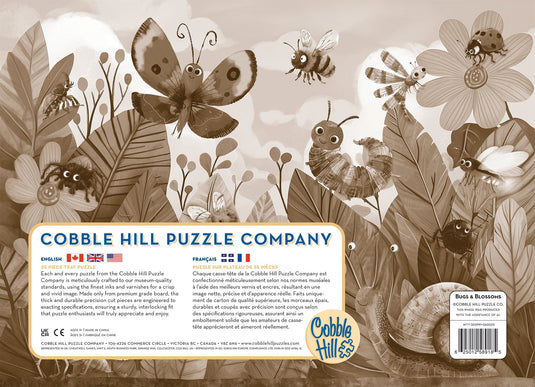 Bugs and Blossoms (tray) 35 Piece Jigsaw Puzzle by Cobble Hill