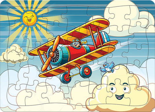 Happy Flight (tray) 35 Piece Jigsaw Puzzle by Cobble Hill