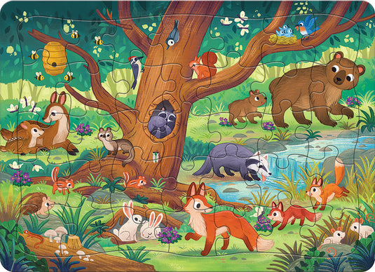 Forest Scene (tray) 35 Piece Jigsaw Puzzle by Cobble Hill