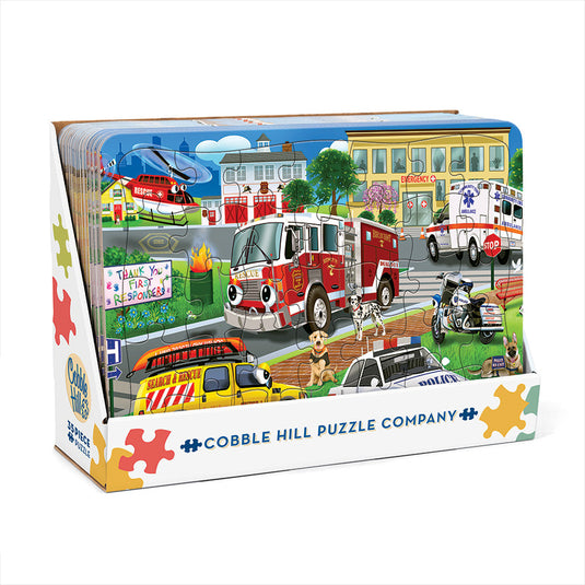 Emergency Response (tray) 35 Piece Jigsaw Puzzle by Cobble Hill