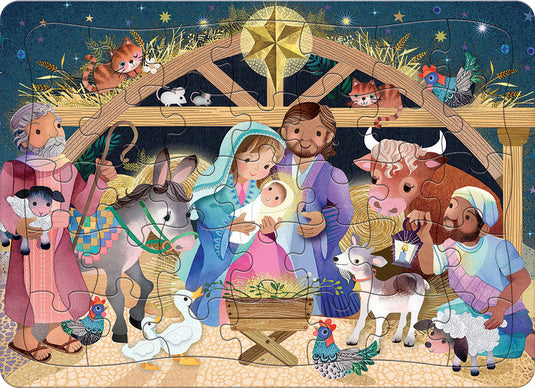 A Child Is Born (tray) 35 Piece Jigsaw Puzzle by Cobble Hill