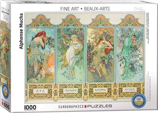 The Four Seasons 1000 Piece Jigsaw Puzzle by Eurographics - 1