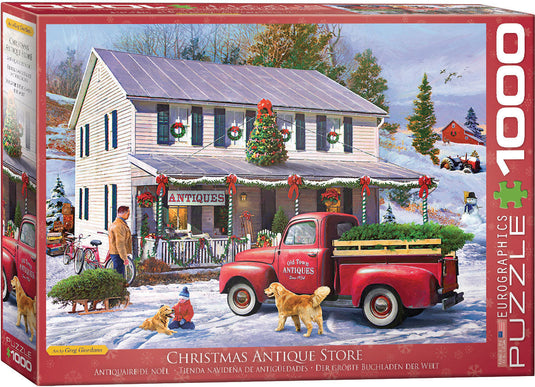 Christmas Antique Store 1000 Piece Jigsaw Puzzle by Eurographics - 1