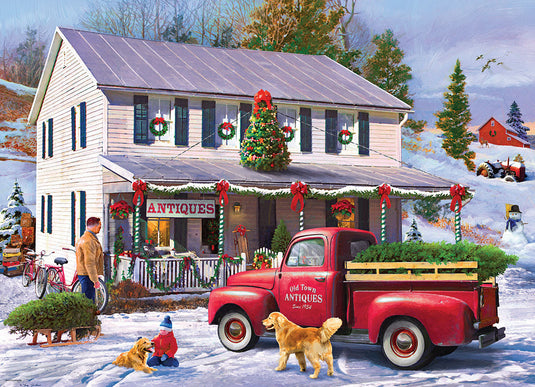 Christmas Antique Store 1000 Piece Jigsaw Puzzle by Eurographics - 2