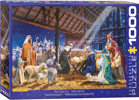 Nativity 1000 Piece Jigsaw Puzzle by Eurographics - 1