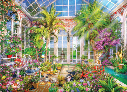 Glass Garden 1000 Piece Jigsaw Puzzle by Eurographics - 2