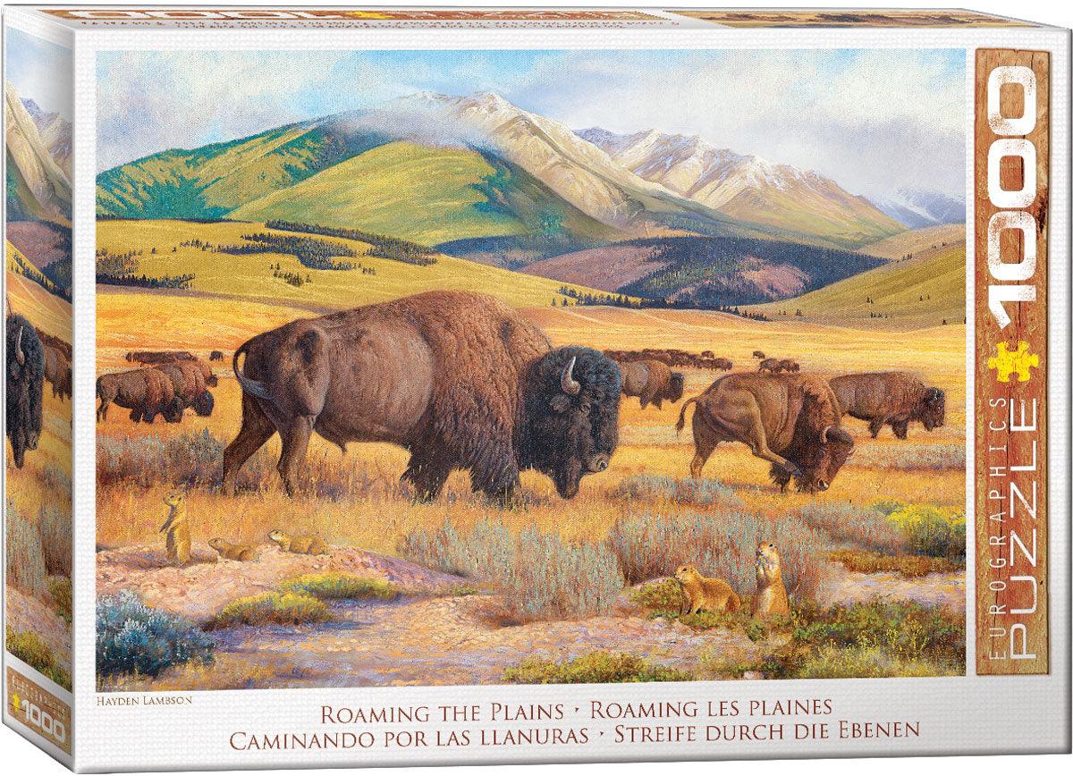 Roaming the Plains by HLambson 1000 Piece Jigsaw Puzzle by Eurographics