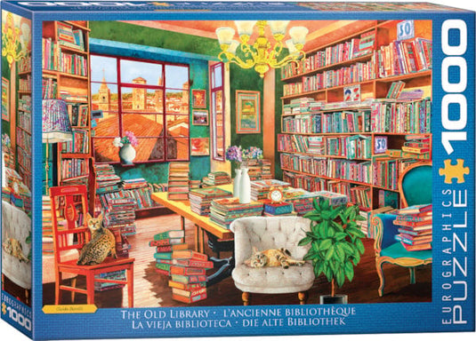 The Old Library 1000 Piece Jigsaw Puzzle by Eurographics - 1
