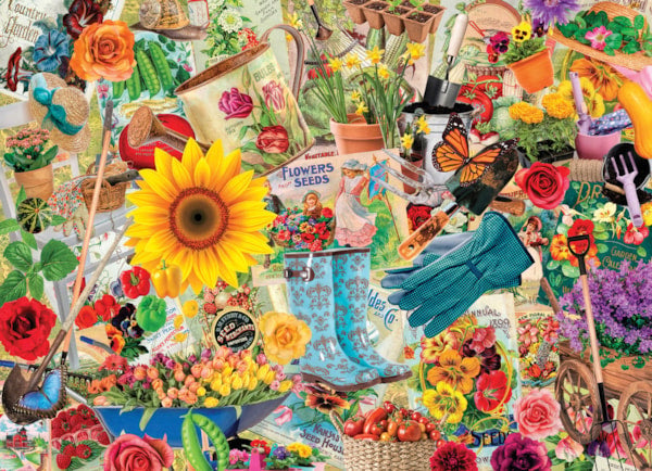 Flower Seeds 1000 Piece Jigsaw Puzzle by Eurographics