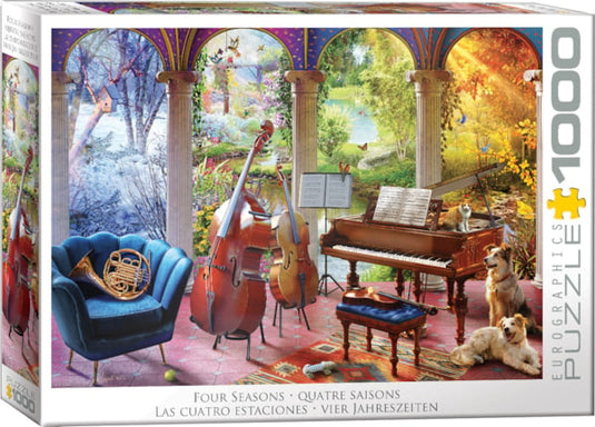 The Four Seasons by A.Bonito 1000 Piece Jigsaw Puzzle by Eurographics - 1