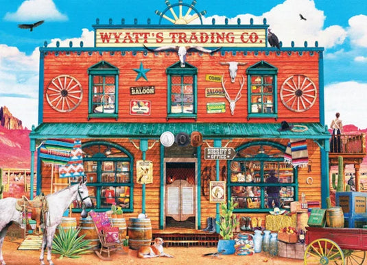 Wyatt√ïs Trading Co. 1000 Piece Jigsaw Puzzle by Eurographics - 2
