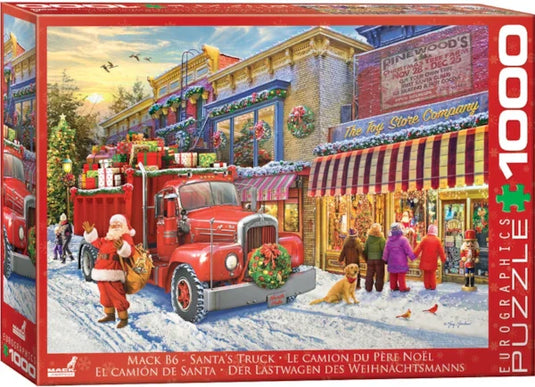 Mack B6 - Santa√ïs Truck 1000 Piece Jigsaw Puzzle by Eurographics - 1