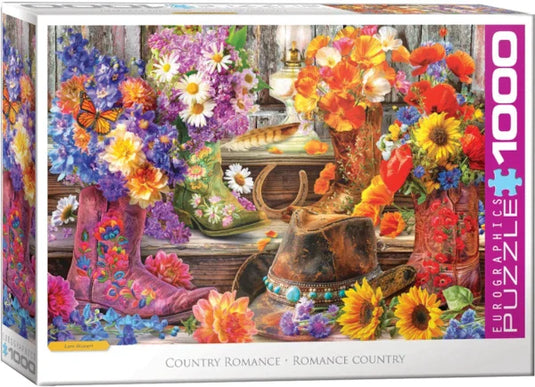 Country Romance 1000 Piece Jigsaw Puzzle by Eurographics - 1