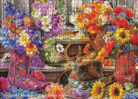 Country Romance 1000 Piece Jigsaw Puzzle by Eurographics - 3