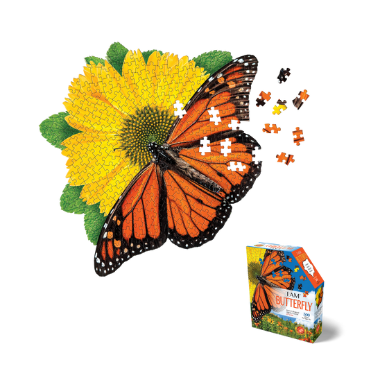 I Am Butterfly 300 Piece Puzzle by Madd Capp Main Puzzle