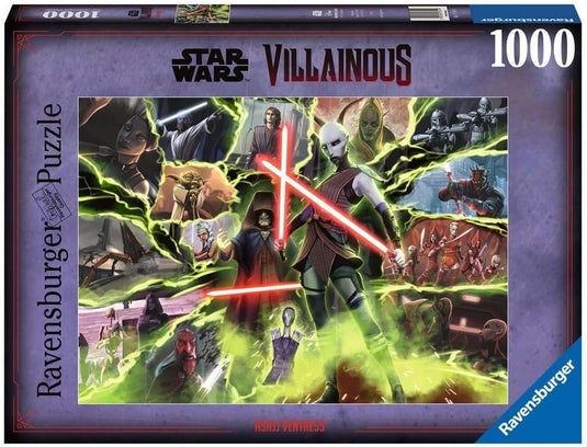 Star Wars Villainous: Asajj Ventress 1000 Piece Jigsaw Puzzle by Ravensburger