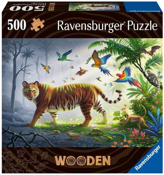 Jungle Tiger 500 Piece Jigsaw Puzzle by Ravensburger - 2