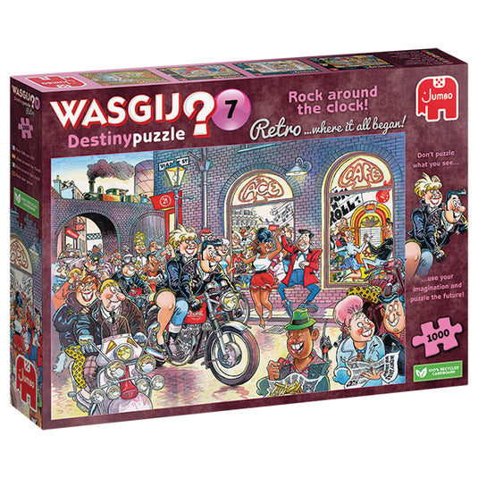 Destiny Retro #7: Rock Around the Clock 1000 Piece Jigsaw Puzzle by Jumbo - 1
