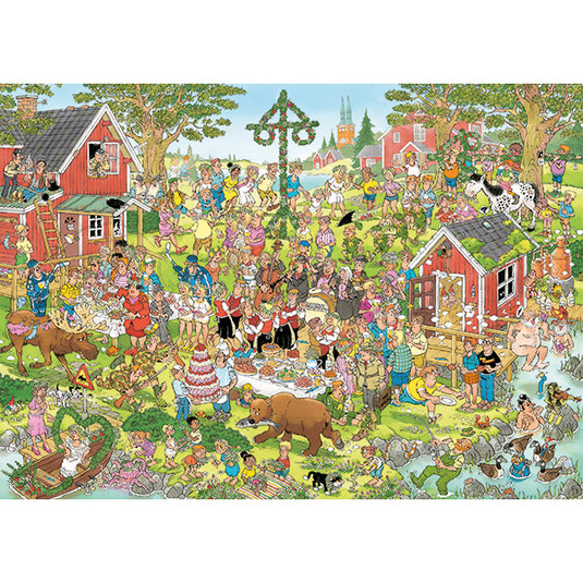 Midsummer Festival 1000 Piece Jigsaw Puzzle by Jumbo - 2