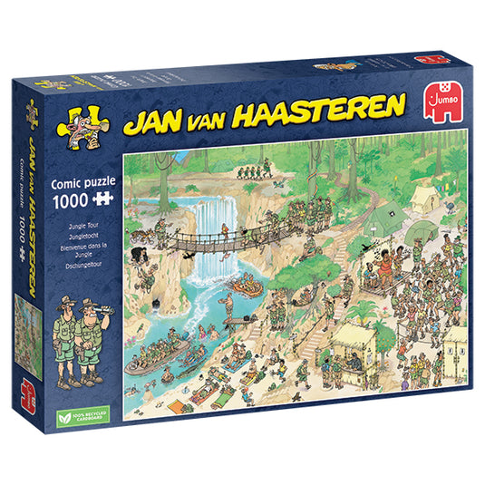 Jungle Tour 1000 Piece Jigsaw Puzzle by Jumbo - 1