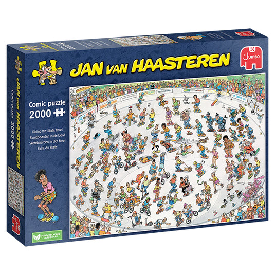 Riding the Skate Bowl 2000 Piece Jigsaw Puzzle by Jumbo