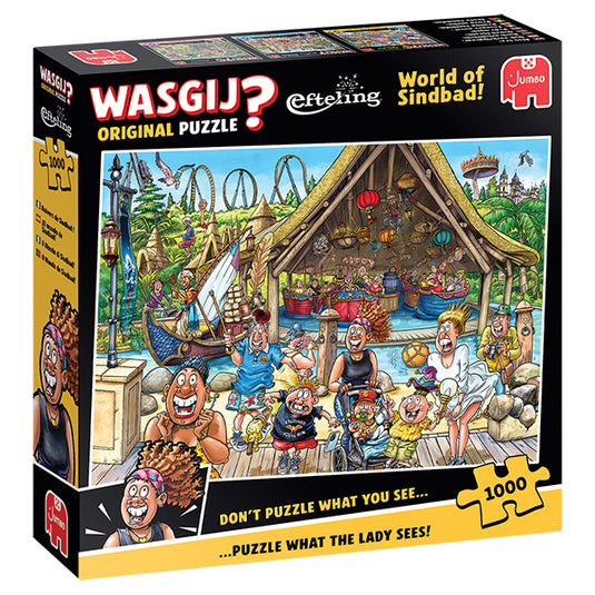 Wasgij Original Efteling: World Of Sinbad! 1000 Piece Jigsaw Puzzle by Jumbo - 1