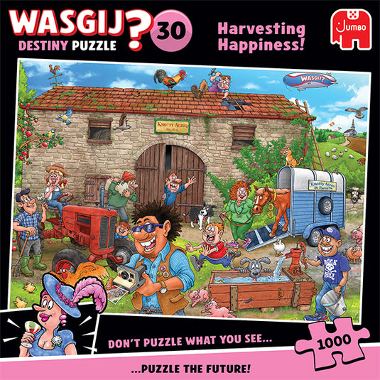 Wasgij Destiny #30 Harvesting Happiness 1000 Piece Jigsaw Puzzle by Jumbo