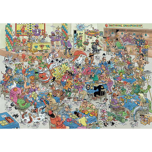 Ludo Battle 2000 Piece Jigsaw Puzzle by Jumbo - 2