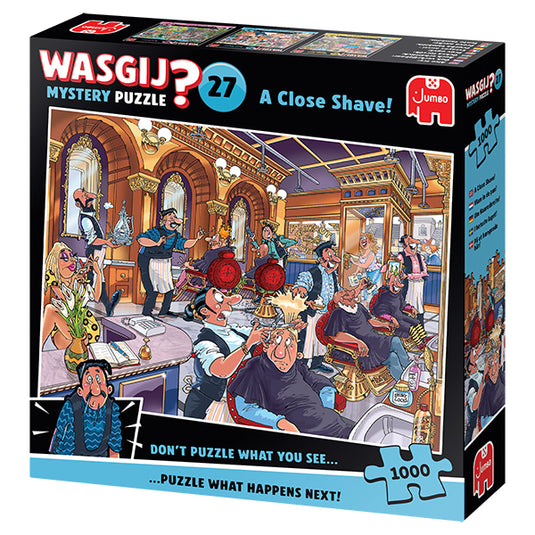 Wasgij Mystery #27 A Close Shave 1000 Piece Jigsaw Puzzle by Jumbo