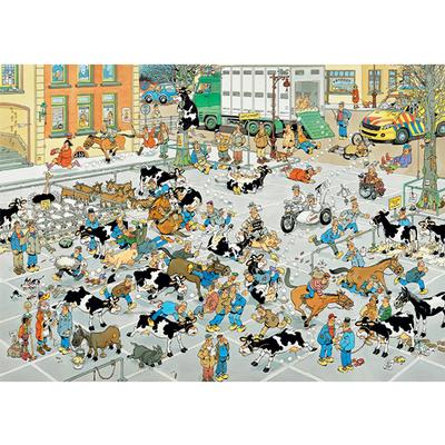 The Cattle Market 1000 Piece Jigsaw Puzzle by Jumbo - 2