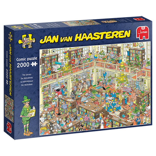 The Library 2000 Piece Jigsaw Puzzle by Jumbo - 1