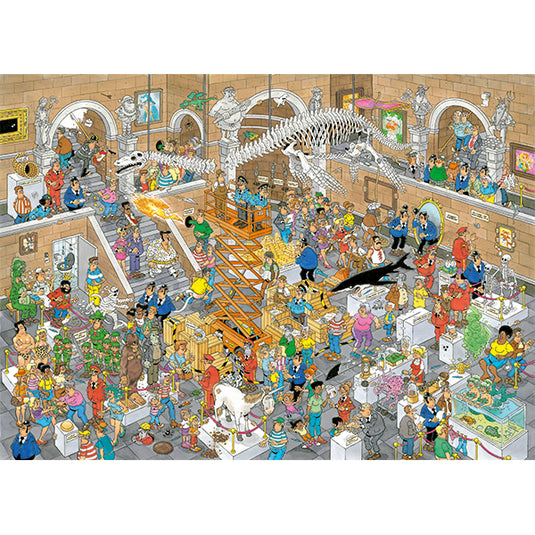 Rembrandt's Studio & Gallery of Curiosities 2x 1000 Piece Jigsaw Puzzle by Jumbo - 3