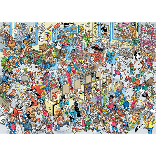 At the Hairdressers 1000 Piece Jigsaw Puzzle by Jumbo - 2