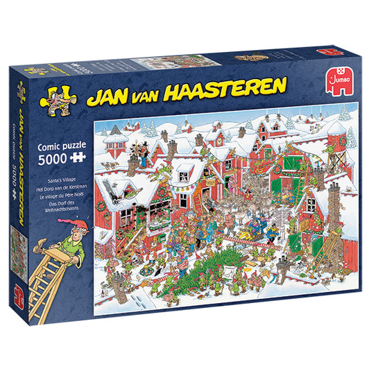 Santa's Village 5000 Piece Jigsaw Puzzle by Jumbo - 1
