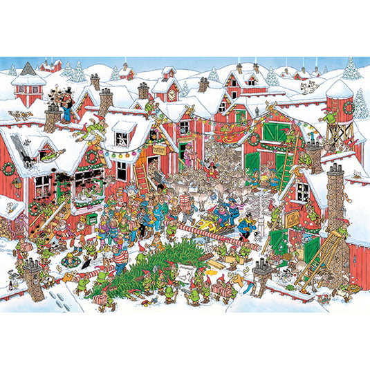 Santa's Village 5000 Piece Jigsaw Puzzle by Jumbo - 2