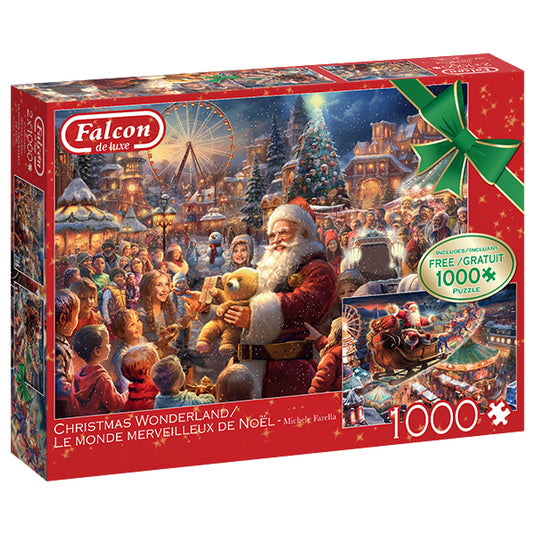 Christmas Wonderland 1000 Piece Jigsaw Puzzle by Falcon - 1