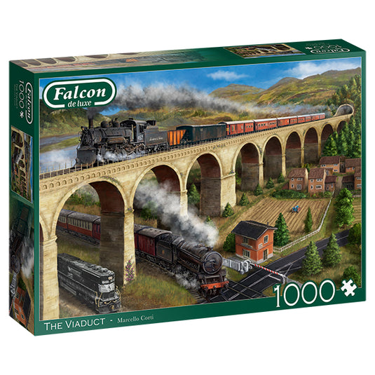 The Viaduct 1000 Piece Jigsaw Puzzle by Falcon - 1