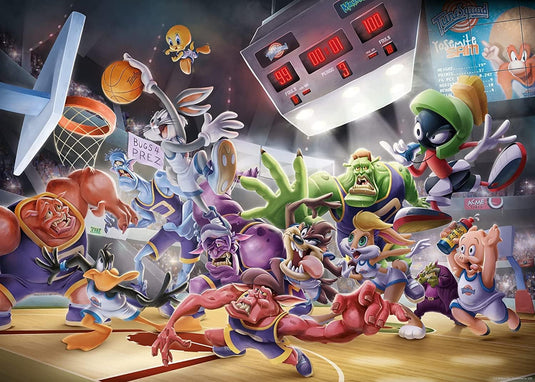 Space Jam: Final Dunk 1000 Piece Jigsaw Puzzle by Ravensburger