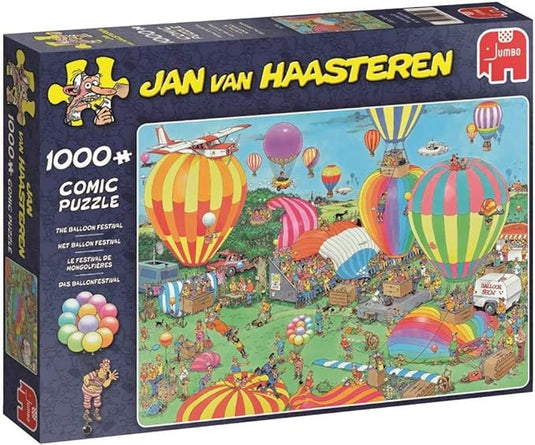 The Balloon Festival 1000 Piece Jigsaw Puzzle by Jumbo - 1