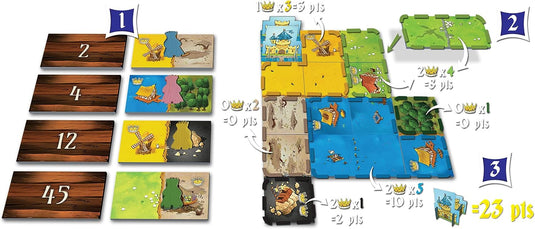 Kingdomino Board Game by Blue Orange Games