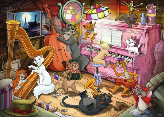 Disney Collector's Edition: Aristocats 1000 Piece Jigsaw Puzzle by Ravensburger - 1