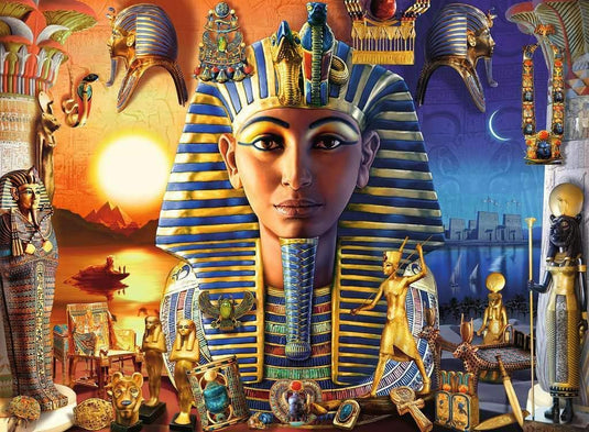 Pharaoh's Legacy 300 Piece XXL Jigsaw Puzzle by Ravensburger - 1
