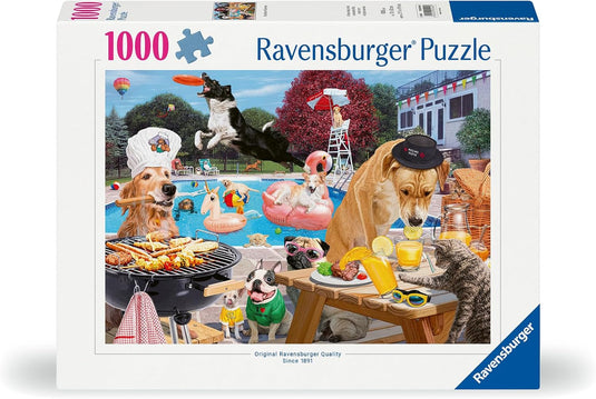 Dog Days of Summer 1000 Piece Jigsaw Puzzle by Ravensburger