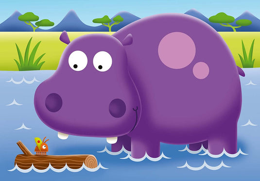My First Puzzle  On Safari 2, 3, 4, 5 Piece Jigsaw Puzzles by Ravensburger - 4